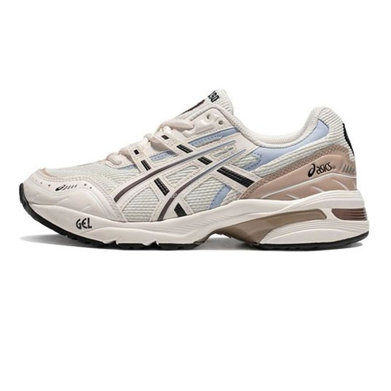 Asics Gel 1090 Grey Beige Birch French Blue White Sage Silver Cream Brown Silver Cream Gray Blue (13) - newkick.vip